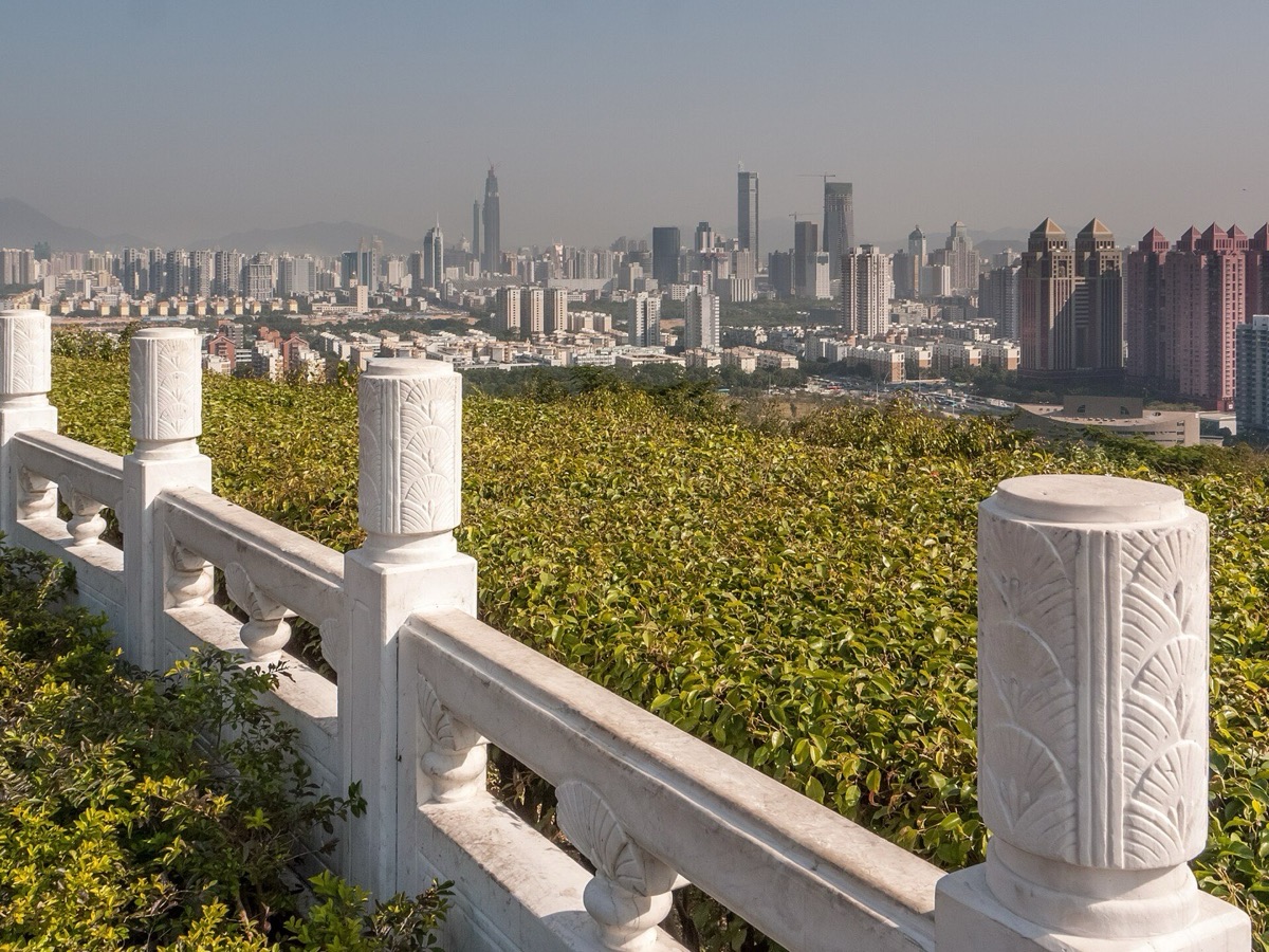 Parque Lianhuashan: una subida de 20 minutos hasta la mejor vista panorámica gratuita del distrito financiero de Futian. Foto: Ermell / CC BY-SA 4.0